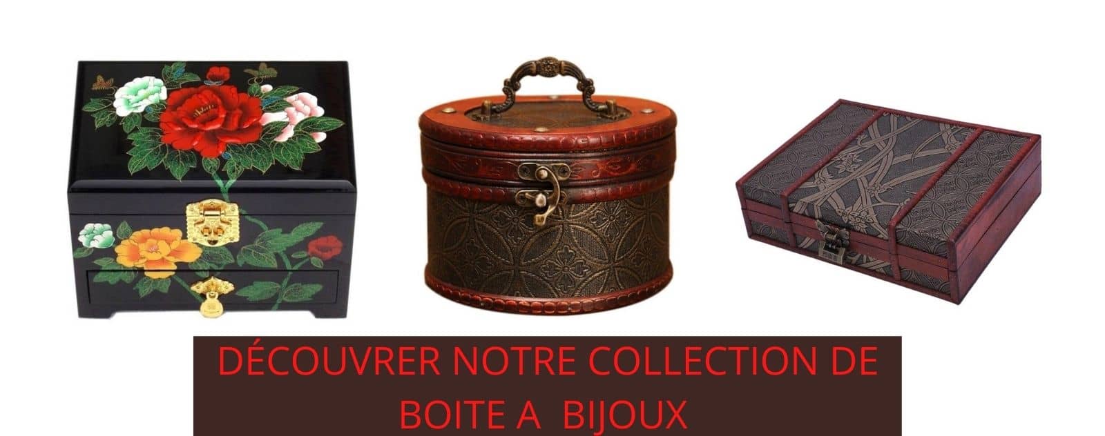 collection coffret bijoux femme