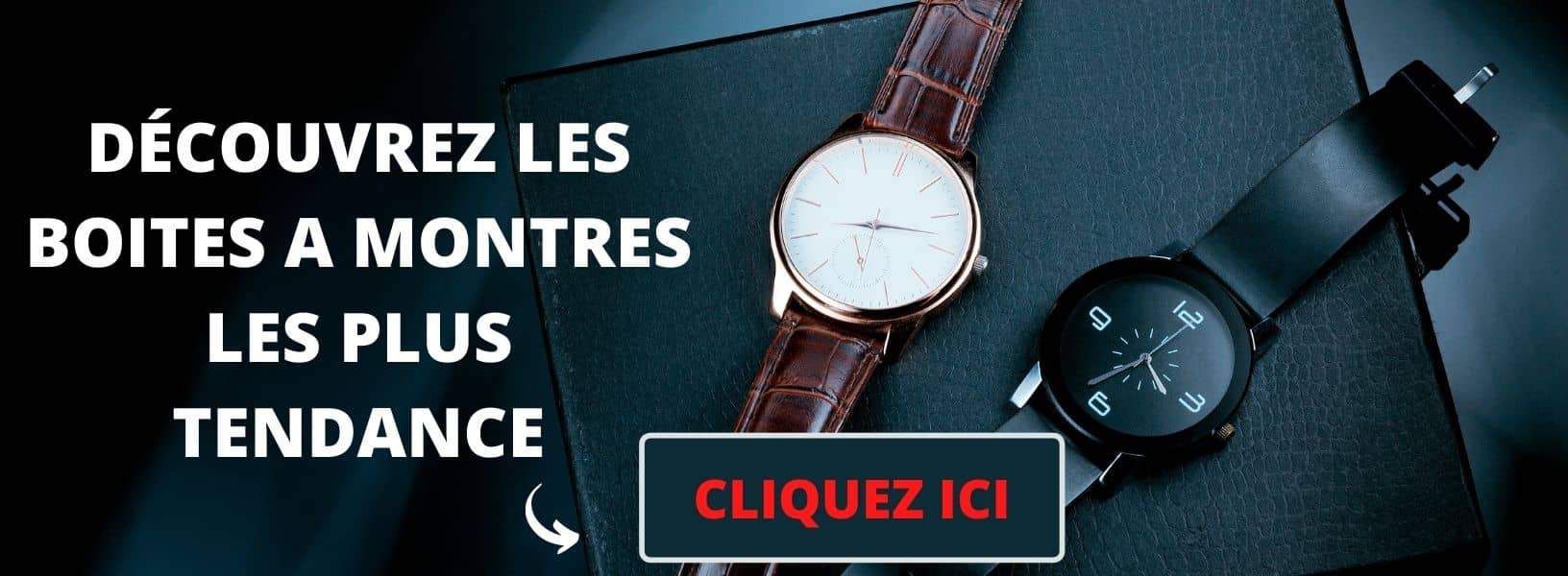 DÉCOUVREZ LES BOITES A MONTRES LES PLUS TENDANCE