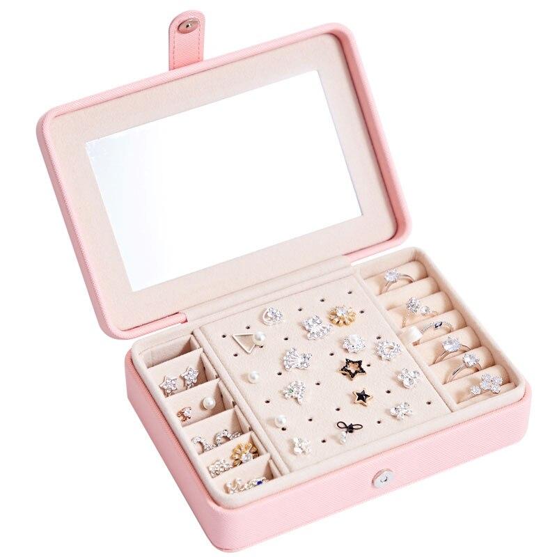 boite a bijoux cuir rose