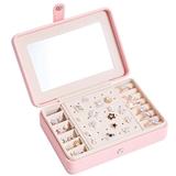 boite a bijoux cuir rose