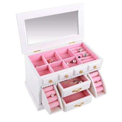 coffret bijoux fille en bois