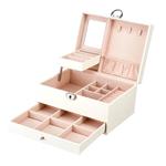 boite a bijoux cuir clé
