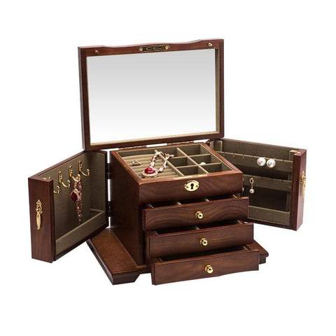 boite à bijoux ancienne en bois