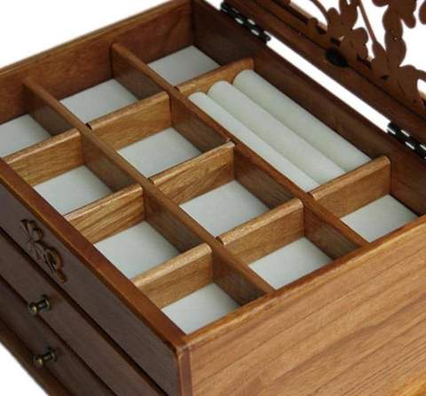 boite à bijoux compartiment