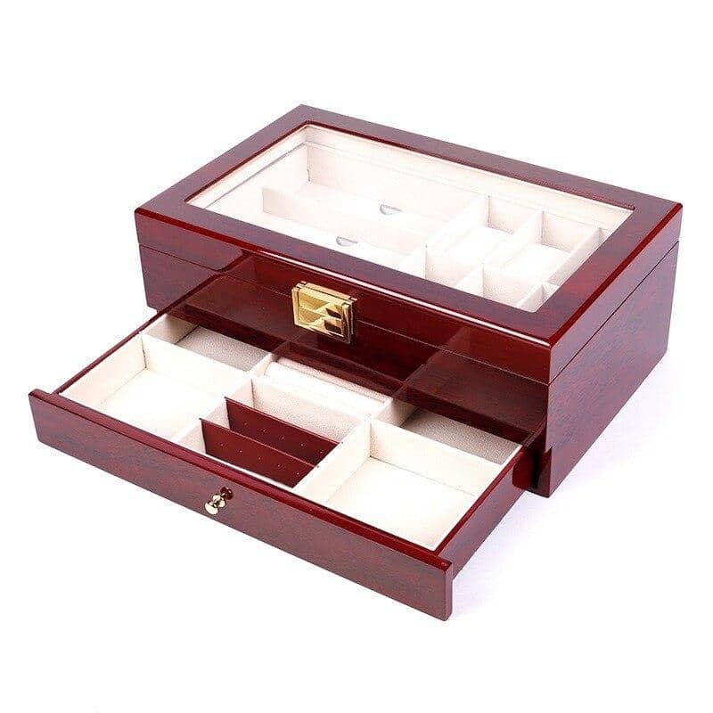 boite à bijoux homme en bois brut