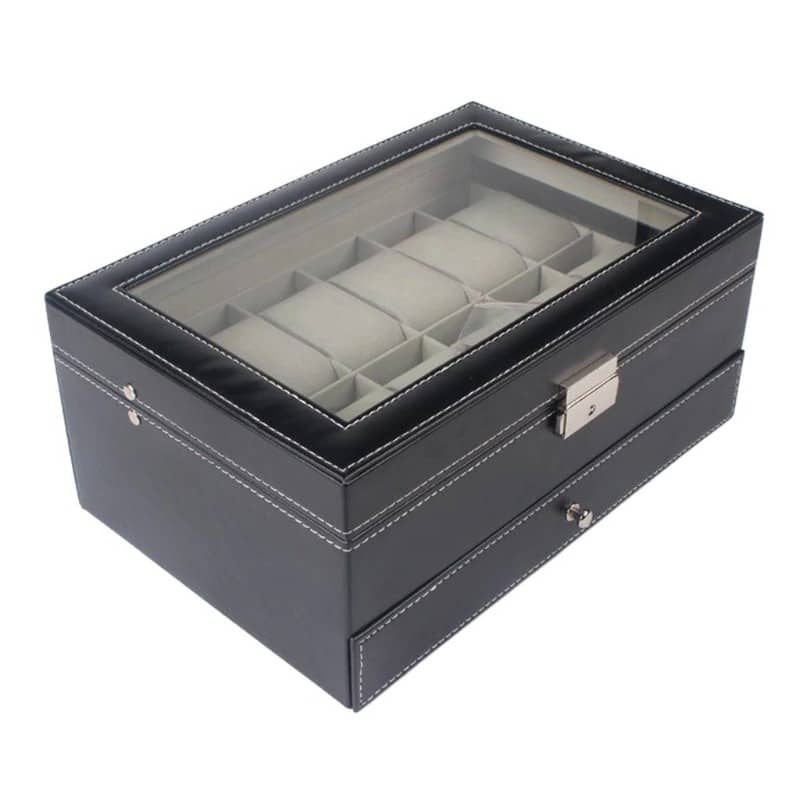 boite à bijoux homme noir