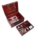 boite en bois bijoux et maquillage