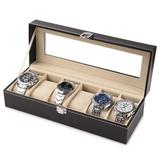 coffret a bijoux en cuir et montres