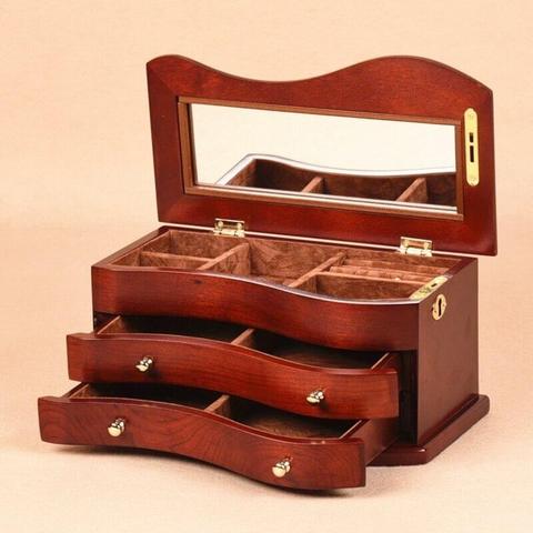 coffret bijoux en bois brut