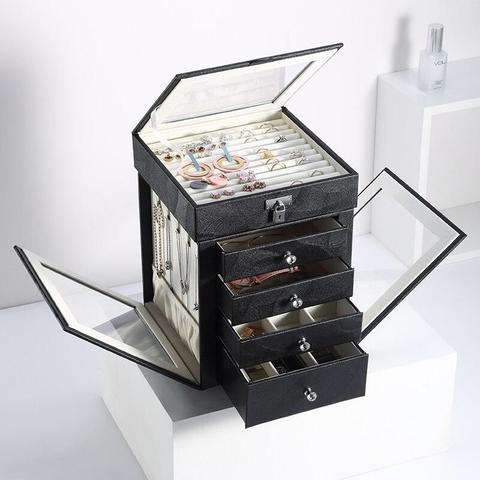 coffret bijoux en cuir xxl
