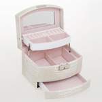 rangement bijoux femme blanc