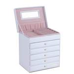coffret à bijoux pour femme en cuir