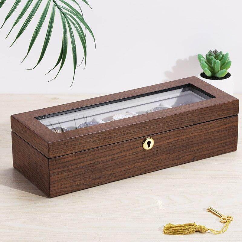 organisateur bois noyer bijoux